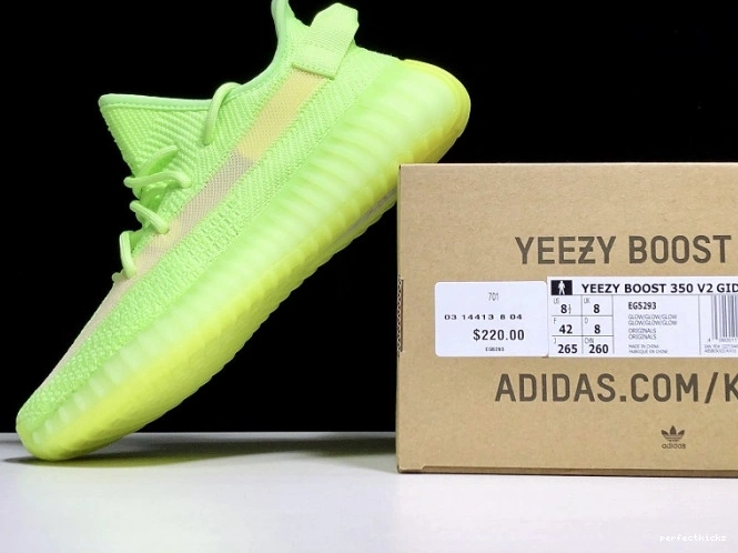 Yeezy in 350 Boost EG5293 Dark the Adidas V2 Glow 0809